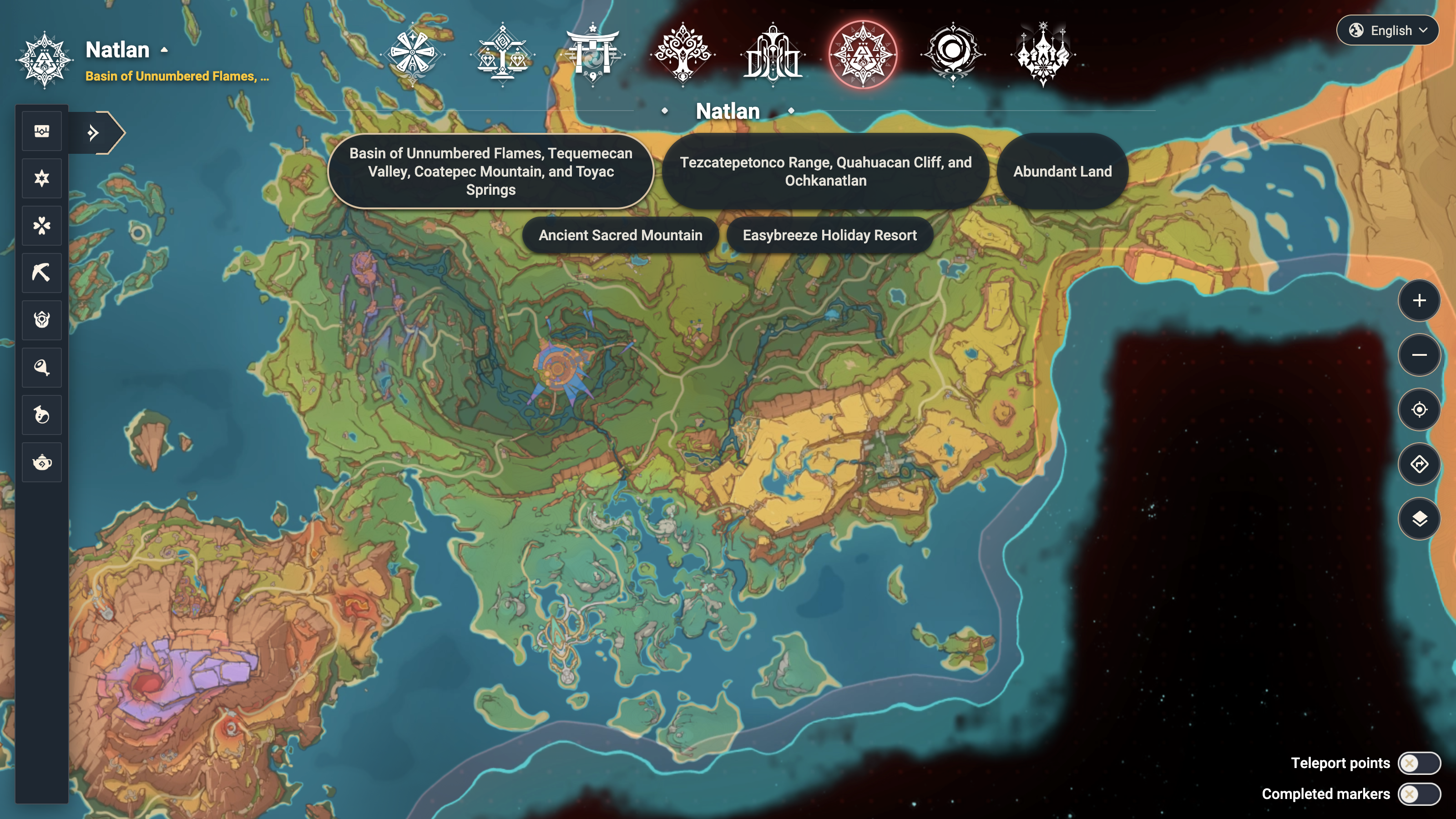 Natlan Map & Pyroculi